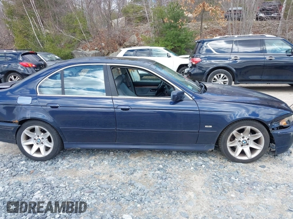 2003 BMW 5 Series 525iA with VIN WBADT43403G028405, listed as a IAAI auction lot 41850292 with 145,752 mi miles. Bid and sale history available at carsss.com. Image 13.