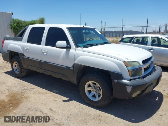 2003 Chevrolet Avalanche with VIN 3GNEC13T63G280667, listed as a IAAI auction lot 42448639 with 243,514 mi miles and . Bid and sale history available at DreamBid. Image 1.