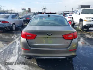 2015 Kia Optima SX Turbo with VIN 5XXGR4A69FG474261, listed as a IAAI auction lot 41103677 with 119,988 mi miles. Bid and sale history available at carsss.com. Image 16.