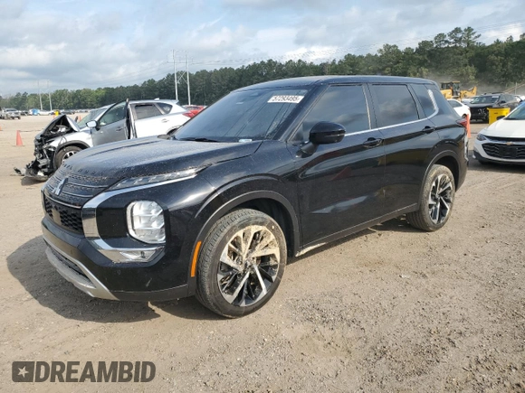 2022 Mitsubishi Outlander SE with VIN JA4J4UA89NZ079671, listed as a Copart auction lot 57293495 with 94,467 mi miles and Salvage title. Bid and sale history available at DreamBid. Image 1.