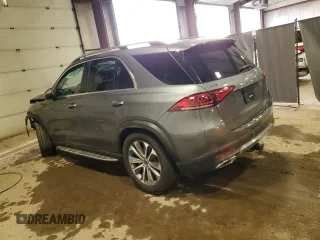 2022 Mercedes-Benz GLE 450 with VIN 4JGFB5KB3NA601982, listed as a Copart auction lot 46053525 with 32,653 mi miles and Salvage title. Bid and sale history available at DreamBid. Image 2.