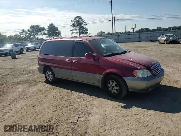 2003 Kia Sedona LX with VIN KNDUP131236411909, listed as a Copart auction lot 73715384 with 179,642 mi miles and Salvage Title. Bid and sale history available at carsss.com. Image 11.