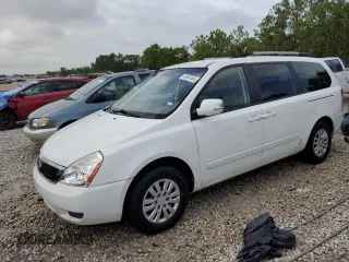 2012 Kia Sedona LX with VIN KNDMG4C70C6463772, listed as a Copart auction lot 63697464 with 72,637 mi miles and Salvage Title. Bid and sale history available at carsss.com. Image 1.