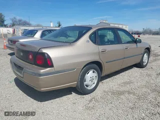 2004 Chevrolet Impala with VIN 2G1WF52E549302855, listed as a IAAI auction lot 41816288 with 165,208 mi miles. Bid and sale history available at carsss.com. Image 4.