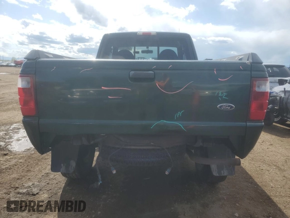 2002 Ford Ranger XL Fleet with VIN 1FTZR45E82PB05436, listed as a Copart auction lot 54821815 with 256,090 mi miles and Salvage title. Bid and sale history available at DreamBid. Image 6.