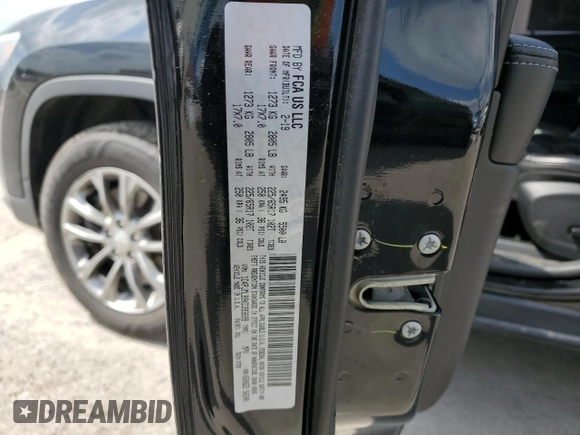 2019 Jeep Cherokee Latitude Plus z VIN 1C4PJMLB9KD393699, wystawiony jako Copart lot #56906055 z przebiegiem 52 674 mil mil oraz Szkoda całkowita • Salvage title. Historia ofert i sprzedaży dostępna na DreamBid. Obrazek 13.