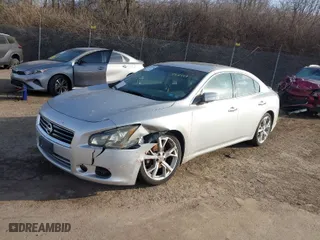 2012 Nissan Maxima 3.5 S with VIN 1N4AA5AP6CC862447, listed as a IAAI auction lot 41705199 with 87,635 mi miles. Bid and sale history available at carsss.com. Image 2.
