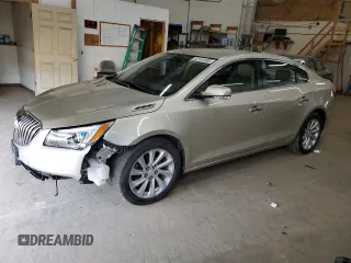 2015 Buick LaCrosse Leather with VIN 1G4GB5G3XFF318201, listed as a Copart auction lot 52161305 with 121,957 mi miles and Salvage Title. Bid and sale history available at DreamBid. Image 1.