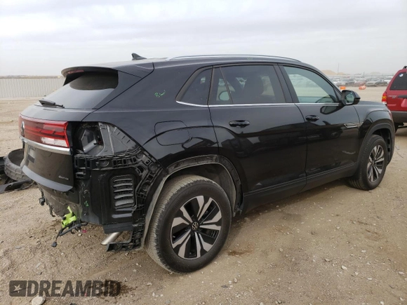 2024 Volkswagen Atlas SE with VIN 1V2LE2CA7RC210281, listed as a Copart auction lot 78423614 with 9,363 mi miles and Salvage title. Bid and sale history available at DreamBid. Image 3.