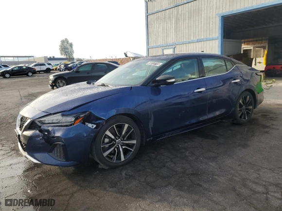 2022 Nissan Maxima SV with VIN 1N4AA6CV0NC505897, listed as a Copart auction lot 45813715 with 89,515 mi miles and Salvage Title. Bid and sale history available at carsss.com. Image 1.