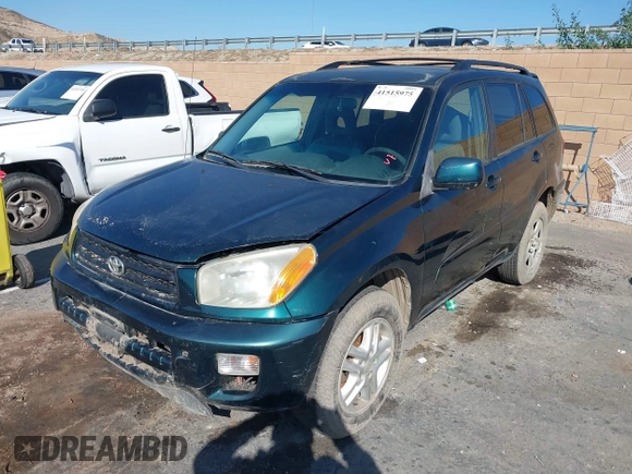 2003 Toyota RAV4 with VIN JTEGH20V930104338, listed as a IAAI auction lot 41515975 with 265,277 mi miles. Bid and sale history available at carsss.com. Image 2.
