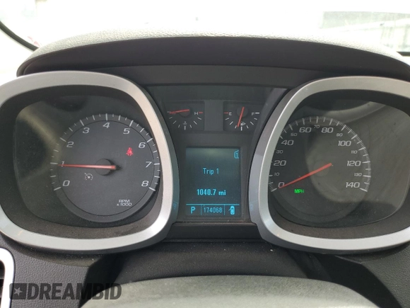 2010 Chevrolet Equinox LT w/2LT with VIN 2CNALPEW6A6354871, listed as a Copart auction lot 49373135 with 174,068 mi miles and Salvage Title. Bid and sale history available at carsss.com. Image 9.