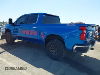2024 Chevrolet Silverado 1500 LTZ with VIN 1GCUDGE8XRZ178648, listed as a IAAI auction lot 41993821 with 44,988 mi miles and . Bid and sale history available at DreamBid. Image 3.