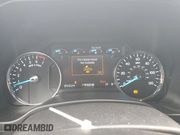 2021 Ford Expedition Max XLT with VIN 1FMJK1JT8MEA49626, listed as a Copart auction lot 43400355 with 87,415 mi miles and Salvage Title. Bid and sale history available at DreamBid. Image 9.