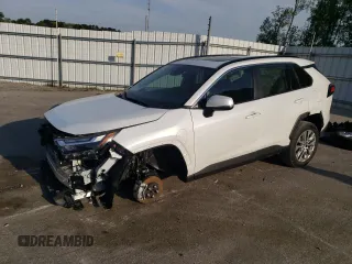 2025 Toyota RAV4 XLE Premium with VIN 2T3C1RFV3SW378541, listed as a Copart auction lot 53272765 with 1,491 mi miles and Salvage title. Bid and sale history available at DreamBid. Image 1.