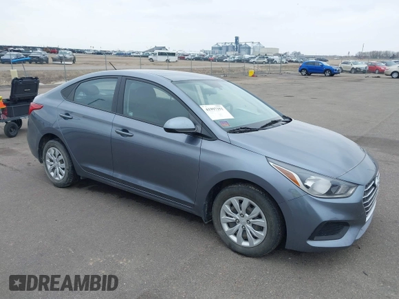 2020 Hyundai Accent SE with VIN 3KPC24A61LE096847, listed as a IAAI auction lot 41997351 with 48,214 mi miles. Bid and sale history available at carsss.com. Image 1.
