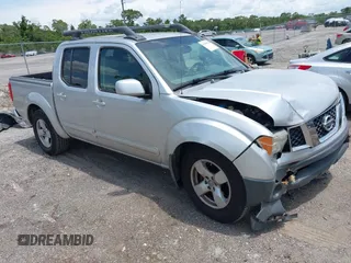 2005 Nissan Frontier LE with VIN 1N6AD07U55C416629, listed as a IAAI auction lot 42399754 with 107,205 mi miles and . Bid and sale history available at DreamBid. Image 1.