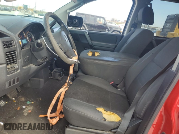 2009 Nissan Titan SE with VIN 1N6BA07D29N304135, listed as a Copart auction lot 47484265 with 133,548 mi miles and Salvage Title. Bid and sale history available at carsss.com. Image 7.
