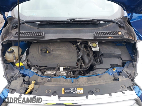 2017 Ford Escape Titanium with VIN 1FMCU9JD8HUA59000, listed as a IAAI auction lot 41559788 with 90,319 mi miles. Bid and sale history available at carsss.com. Image 10.