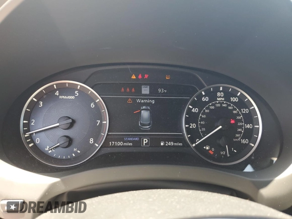 2023 Infiniti QX50 Sport with VIN 3PCAJ5FB0PF115250, listed as a Copart auction lot 56046004 with 17,100 mi miles and . Bid and sale history available at DreamBid. Image 9.