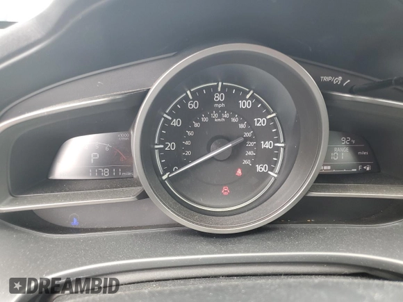 2017 Mazda 3 Touring with VIN 3MZBN1V77HM123452, listed as a Copart auction lot 57786485 with 117,811 mi miles and Salvage title. Bid and sale history available at DreamBid. Image 9.