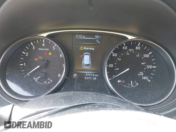 2016 Nissan Rogue SV with VIN KNMAT2MV7GP601761, listed as a IAAI auction lot 41811002 with 97,913 mi miles. Bid and sale history available at carsss.com. Image 7.