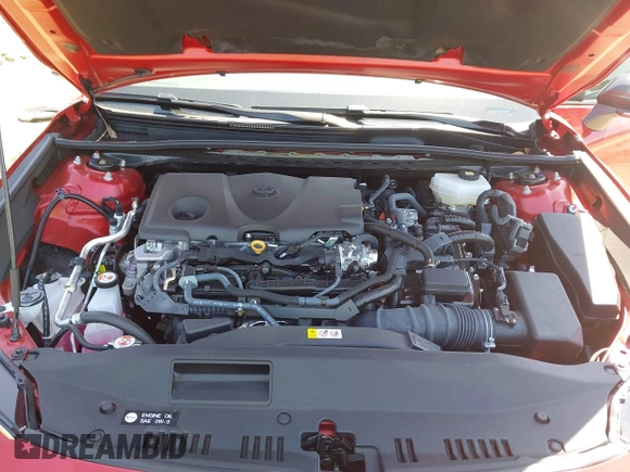 2025 Toyota Camry LE with VIN 4T1DAACK8SU025754, listed as a IAAI auction lot 42063742 with 6,485 mi miles and . Bid and sale history available at DreamBid. Image 10.