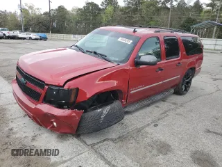 2014 Chevrolet Suburban LTZ with VIN 1GNSCKE05ER110007, listed as a Copart auction lot 50434205 with 203,918 mi miles and Salvage title. Bid and sale history available at DreamBid. Image 1.