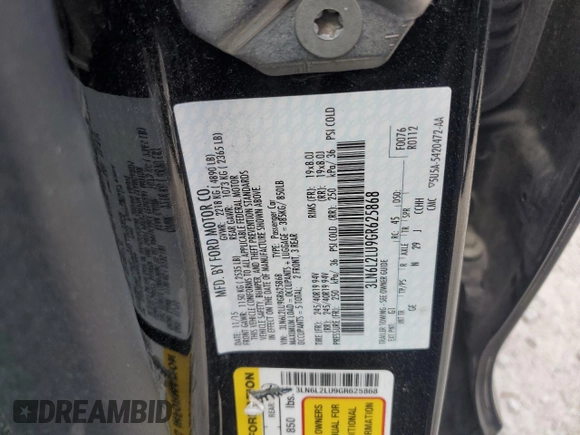2016 Lincoln MKZ Hybrid with VIN 3LN6L2LU9GR625868, listed as a Copart auction lot 54519765 with 144,151 mi miles and Salvage title. Bid and sale history available at DreamBid. Image 12.