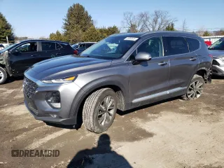 2019 Hyundai Santa Fe Limited with VIN 5NMS53ADXKH007943, listed as a Copart auction lot 43083635 with 81,916 mi miles and Salvage Title. Bid and sale history available at carsss.com. Image 1.
