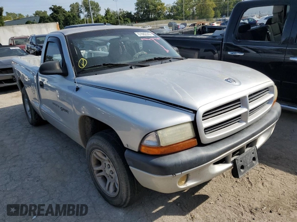 2001 Dodge Dakota with VIN 1B7FL26X01S275505, listed as a Copart auction lot 67882243 with 0 mi miles and Clean Title. Bid and sale history available at carsss.com. Image 4.