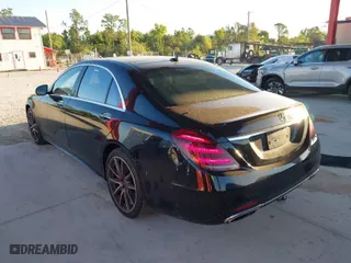2018 Mercedes-Benz S-Class S 450 with VIN WDDUG6GBXJA361972, listed as a IAAI auction lot 41759937 with 122,074 mi miles. Bid and sale history available at carsss.com. Image 3.