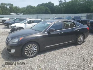 2014 Hyundai Equus Signature z VIN KMHGH4JH4EU074679, wystawiony jako Copart lot #56581505 z przebiegiem 118 846 mil mil oraz Szkody całkowita. Historia ofert i sprzedaży dostępna na DreamBid. Obrazek 1.