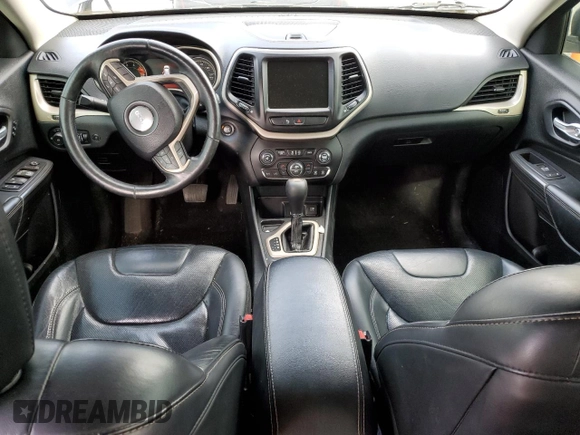 2016 Jeep Cherokee Limited with VIN 1C4PJLDS3GW265544, listed as a Copart auction lot 49322175 with 0 mi miles and Salvage Title. Bid and sale history available at carsss.com. Image 8.