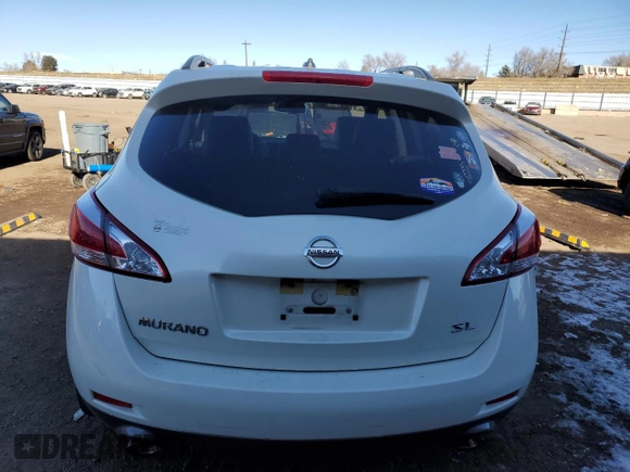 2013 Nissan Murano S with VIN JN8AZ1MU8DW204775, listed as a Copart auction lot 84963904 with 95,655 mi miles and Salvage Title. Bid and sale history available at carsss.com. Image 6.