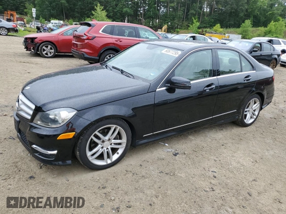 2012 Mercedes-Benz C 300 Sport with VIN WDDGF8BB1CR227522, listed as a Copart auction lot 60677295 with 107,619 mi miles and Clean title. Bid and sale history available at DreamBid. Image 1.