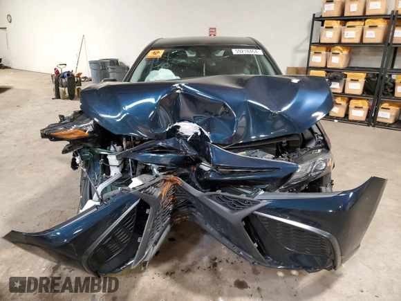 2021 Toyota Camry SE Nightshade with VIN 4T1G11AK3MU423568, listed as a Copart auction lot 59218464 with 63,456 mi miles and Salvage Title. Bid and sale history available at carsss.com. Image 5.