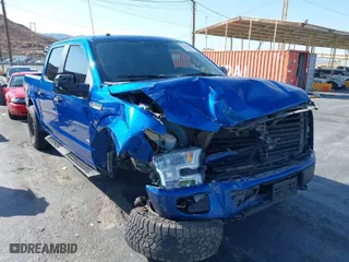 2017 Ford F-150 XL with VIN 1FTEW1EP8HFC41197, listed as a IAAI auction lot 41365059 with 122,174 mi miles. Bid and sale history available at carsss.com. Image 1.