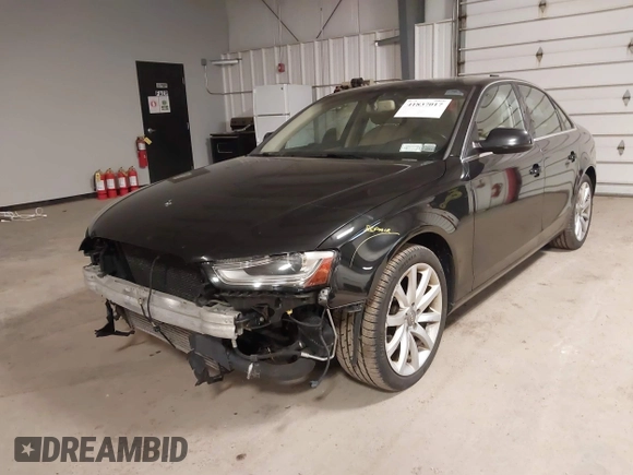2013 Audi A4 Premium Plus z VIN WAUFFAFL7DN014502, wystawiony jako IAAI lot #41837017 z przebiegiem 88 295 mil mil oraz . Historia ofert i sprzedaży dostępna na DreamBid. Obrazek 2.