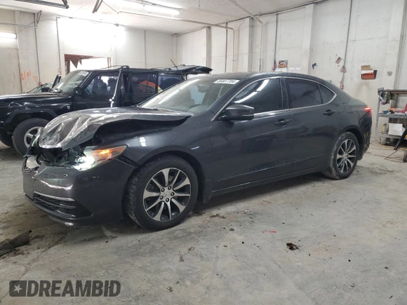 2015 Acura TLX with VIN 19UUB1F39FA010534, listed as a Copart auction lot 86807704 with 132,376 mi miles and Salvage title. Bid and sale history available at DreamBid. Image 1.