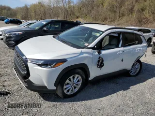 2022 Toyota Corolla Cross LE with VIN 7MUCAABG2NV024823, listed as a Copart auction lot 53458775 with 24,562 mi miles and Non repairable. Bid and sale history available at DreamBid. Image 1.