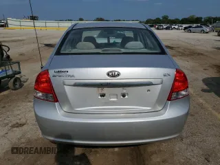 2008 Kia Spectra EX with VIN KNAFE121585511576, listed as a Copart auction lot 68634114 with 123,375 mi miles and Salvage Title. Bid and sale history available at carsss.com. Image 6.
