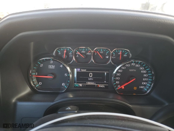 2017 Chevrolet Silverado 1500 LTZ with VIN 1GCVKSEC4HZ166902, listed as a Copart auction lot 42135345 with 139,344 mi miles and Salvage Title. Bid and sale history available at carsss.com. Image 9.