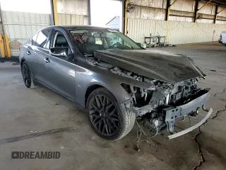 2016 Infiniti Q50 with VIN JN1EV7AR9GM346048, listed as a Copart auction lot 54362715 with 120,799 mi miles and Salvage Title. Bid and sale history available at DreamBid. Image 14.