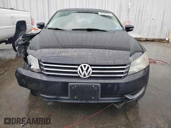 2013 Volkswagen Passat SE w/Sunroof & Nav with VIN 1VWBP7A36DC127911, listed as a Copart auction lot 83520534 with 71,814 mi miles and Salvage Title. Bid and sale history available at carsss.com. Image 5.