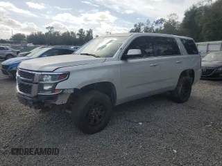 2015 Chevrolet Tahoe z VIN 1GNSK3EC3FR305401, wystawiony jako Copart lot #80819994 z przebiegiem Nie podano mil oraz Szkoda całkowita • Salvage title. Historia ofert i sprzedaży dostępna na DreamBid. Obrazek 1.