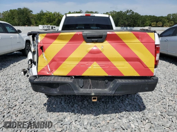 2018 Ford F-150 XL with VIN 1FTFX1C51JKC29165, listed as a Copart auction lot 53992755 with 160,047 mi miles and Clean Title. Bid and sale history available at carsss.com. Image 6.
