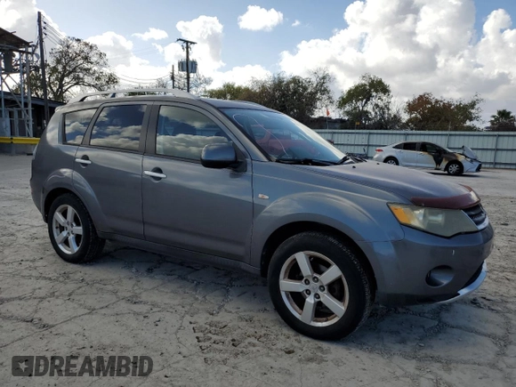 2007 Mitsubishi Outlander XLS with VIN JA4MT41X47Z009537, listed as a Copart auction lot 85265634 with 207,350 mi miles and Salvage Title. Bid and sale history available at carsss.com. Image 4.