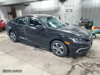 2020 Honda Civic Sedan LX with VIN 2HGFC2F65LH508846, listed as a Copart auction lot 48171715 with 15,996 mi miles and Salvage Title. Bid and sale history available at carsss.com. Image 4.
