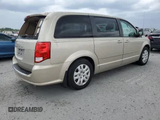 2015 Dodge Grand Caravan SE with VIN 2C4RDGBGXFR613918, listed as a Copart auction lot 55146355 with Not Provided miles and Salvage Title. Bid and sale history available at DreamBid. Image 3.